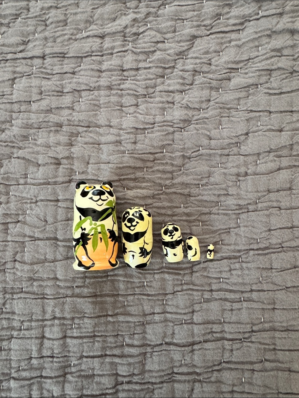 Panda Nesting Doll Set of 5